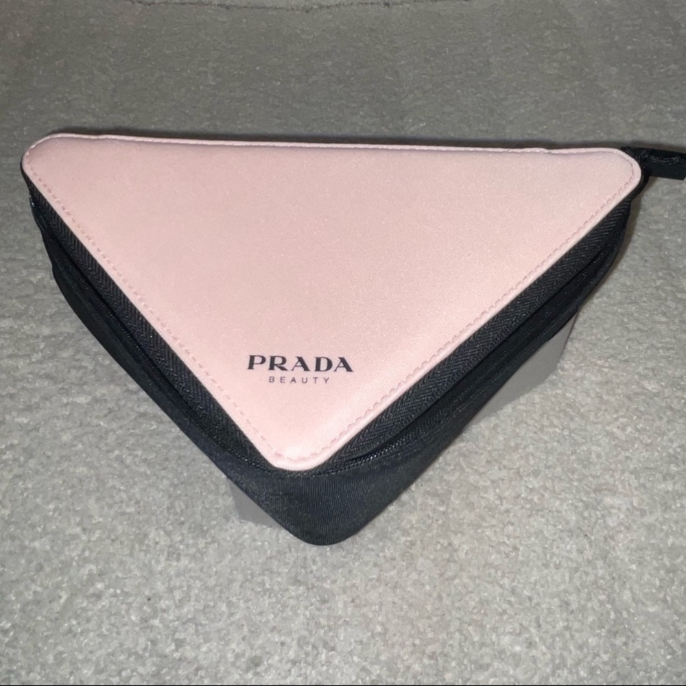 Prada Pink Triangle Pouch - Picture 2 of 14